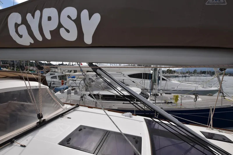 Gypsy Yacht Photos Pics 2015 Dufour 500 Grand Large sailing yacht. Ionian Sea, Corfu, Gouvia Marina