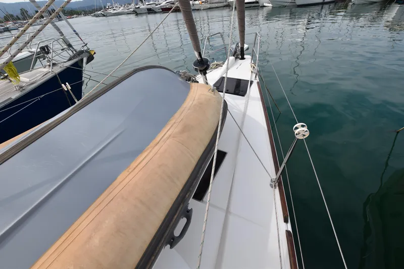 Gypsy Yacht Photos Pics 2015 Dufour 500 Grand Large sailing yacht, Spacious Deck, Ionian Sea, Corfu, Gouvia Marina