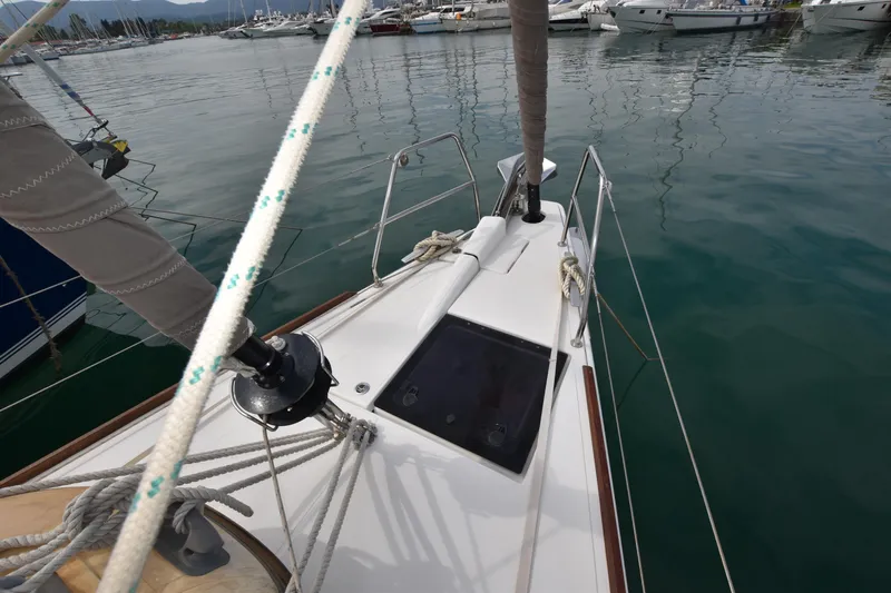 Gypsy Yacht Photos Pics 2015 Dufour 500 Grand Large sailing yacht. Ionian Sea, Corfu, Gouvia Marina