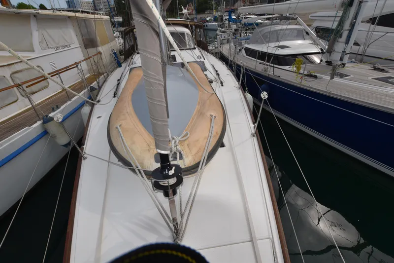 Gypsy Yacht Photos Pics 2015 Dufour 500 Grand Large sailing yacht, Spacious Deck, Ionian Sea, Corfu, Gouvia Marina