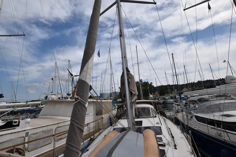 Gypsy Yacht Photos Pics 2015 Dufour 500 Grand Large sailing yacht, Spacious Deck, Ionian Sea, Corfu, Gouvia Marina