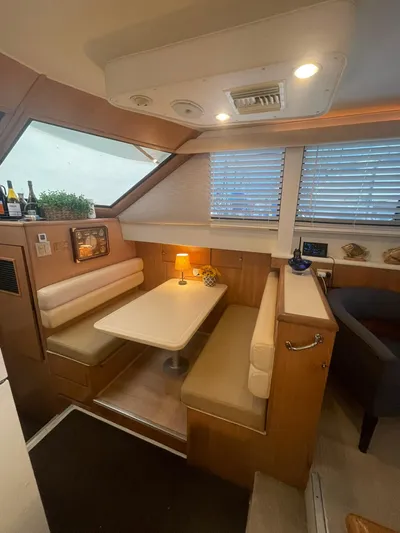 Lady Grace Yacht Photos Pics DINETTE TO STBD. FORWARD