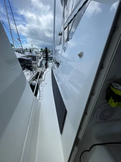 Lady Grace Yacht Photos Pics PORT SIDE DECKS GOING FORWARD