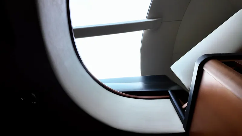 Itaca Yacht Photos Pics Interior view of 2008 Sunseeker Manhattan 60 yacht, showcasing modern design elements.