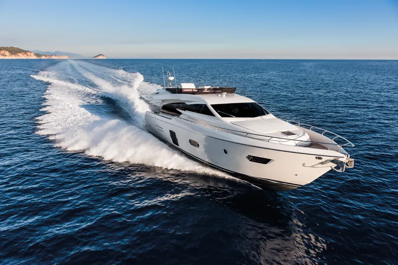  Yacht Photos Pics Manufacturer Provided Image: Ferretti 750 Cruising