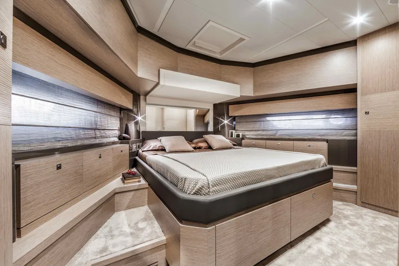  Yacht Photos Pics Manufacturer Provided Image: Ferretti 750 Cabin