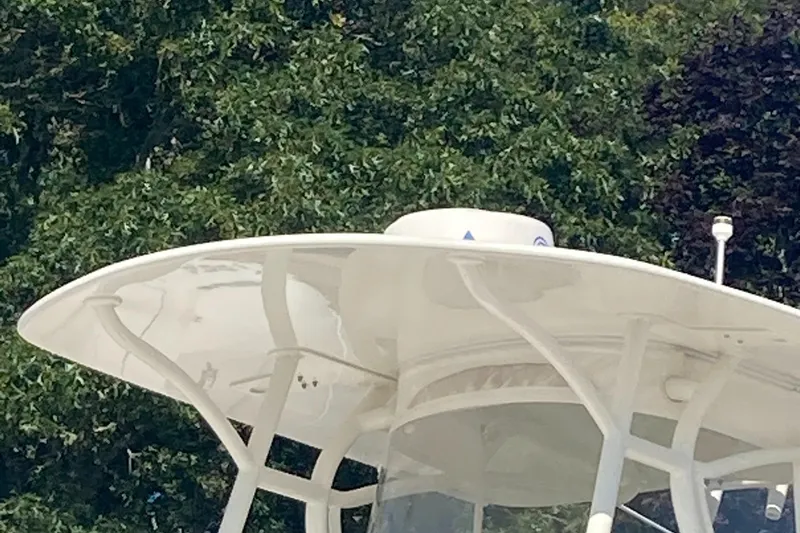  Yacht Photos Pics 2018 Regulator 28 Center Console boat with Optimus 360 Joystick Control, partial view.