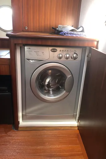  Yacht Photos Pics Washing machine in 2015 Belize 54 Daybridge yacht interior.