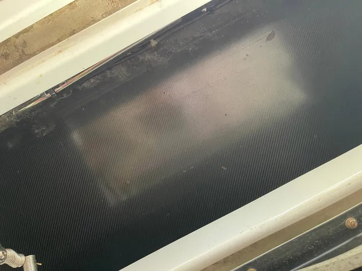  Yacht Photos Pics Interior view of a 2008 Goetz Custom Boats 33' Limo Tender, showcasing carbon fiber detailing.