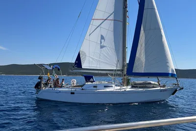 1990 Custom Amici del Mare JNF 38 centerboard steelcutter