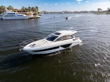 2023 Beneteau Gt45 Yacht Photos Pics 2023 Beneteau Gran Turismo 45 yacht cruising on a sunny day.