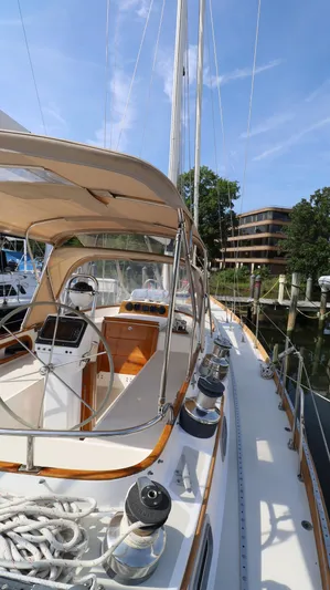 Liberty Yacht Photos Pics Looking forward starboard side