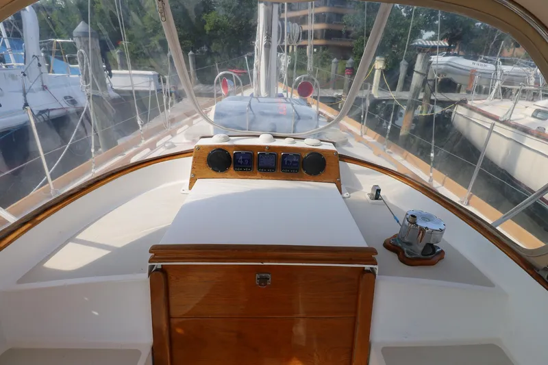 Liberty Yacht Photos Pics View from Companionway