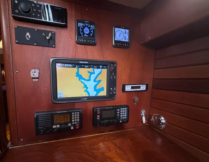 Liberty Yacht Photos Pics Close up Nav Instruments