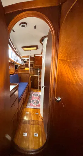 Liberty Yacht Photos Pics View from forward stateroom