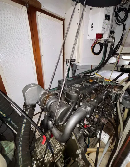 Liberty Yacht Photos Pics Access to back of engine