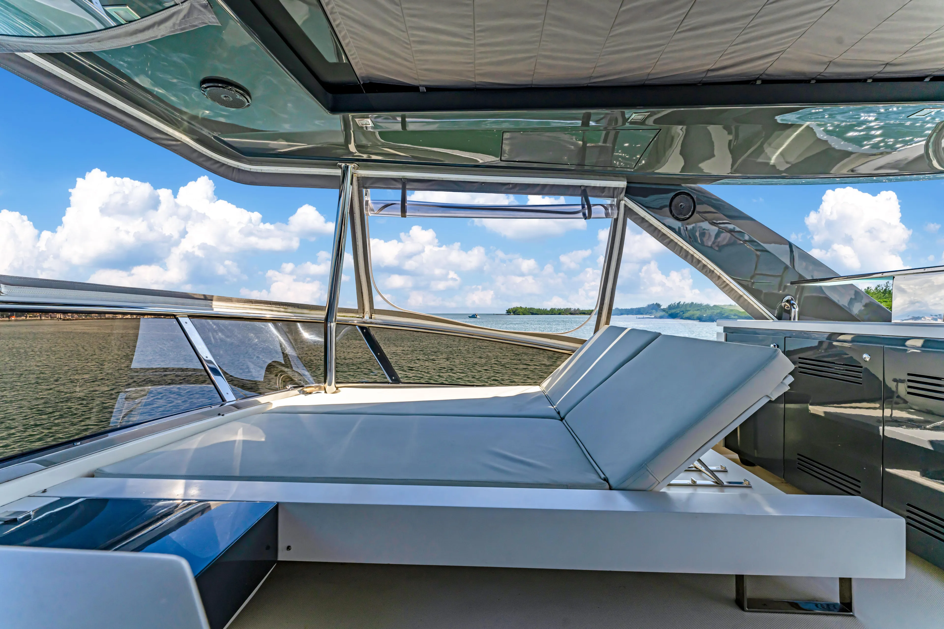 Seaduction Yacht Photos Pics Luxurious 2016 Astondoa 80 GLX yacht interior with sleek design and panoramic views.