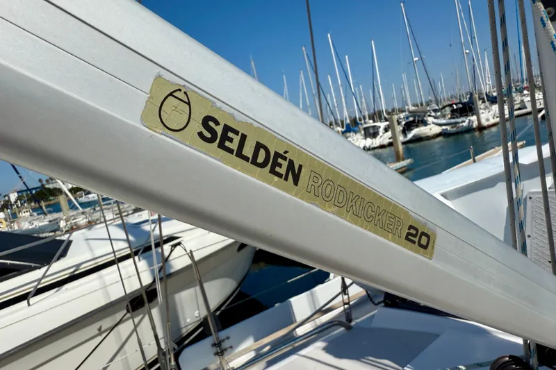 Nereid Yacht Photos Pics Selden Rodkicker 20 on Catalina 425 sailboat, marina background, 2020 model.