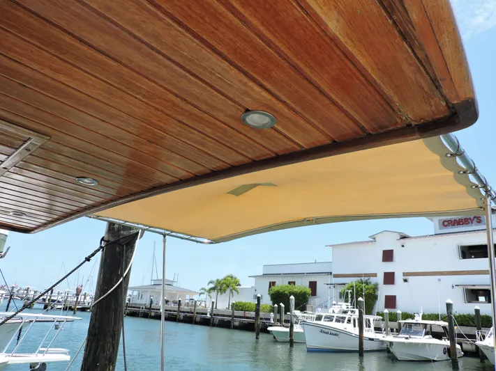 Bransun Yacht Photos Pics Cockpit Overhead