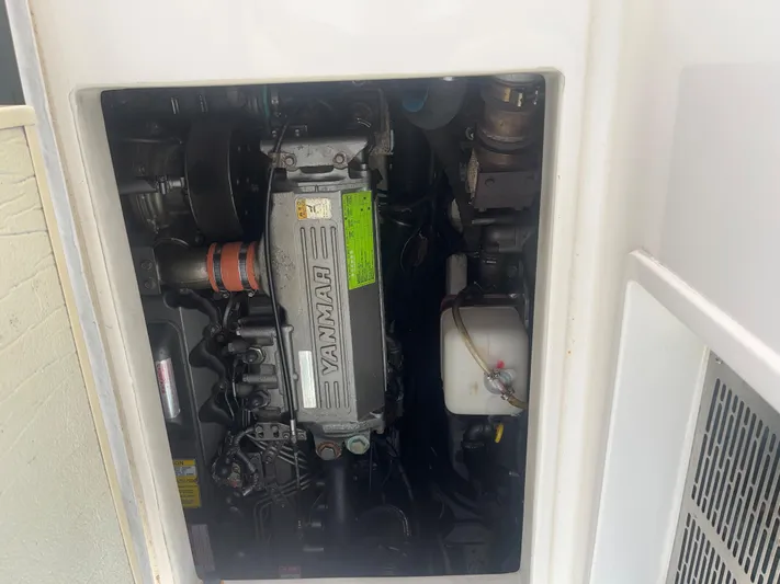  Yacht Photos Pics Yanmar engine in 2008 Rampage 30 Express boat.