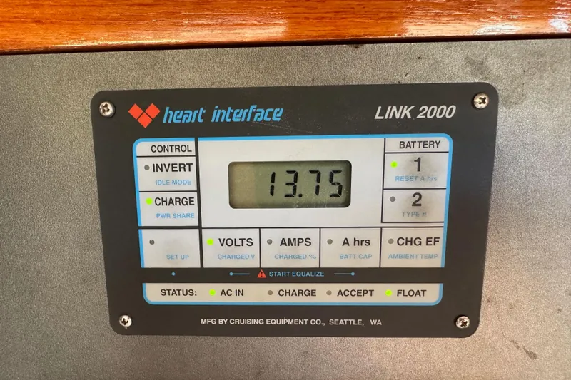 Ma Jolie Yacht Photos Pics Heart Interface Link 2000 control panel on 1996 J Boats J/120 yacht.