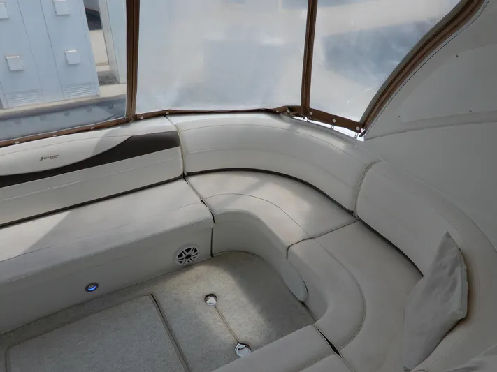  Yacht Photos Pics Luxurious seating area on a 2008 Cruisers Yachts 460 Express boat.