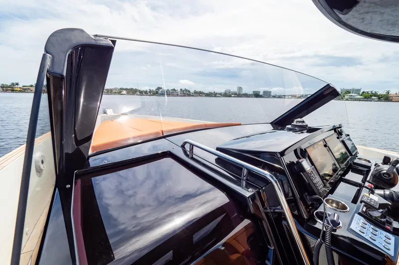  Yacht Photos Pics Modern 2020 Fjord 44 Open yacht dashboard with sleek design and advanced navigation controls.