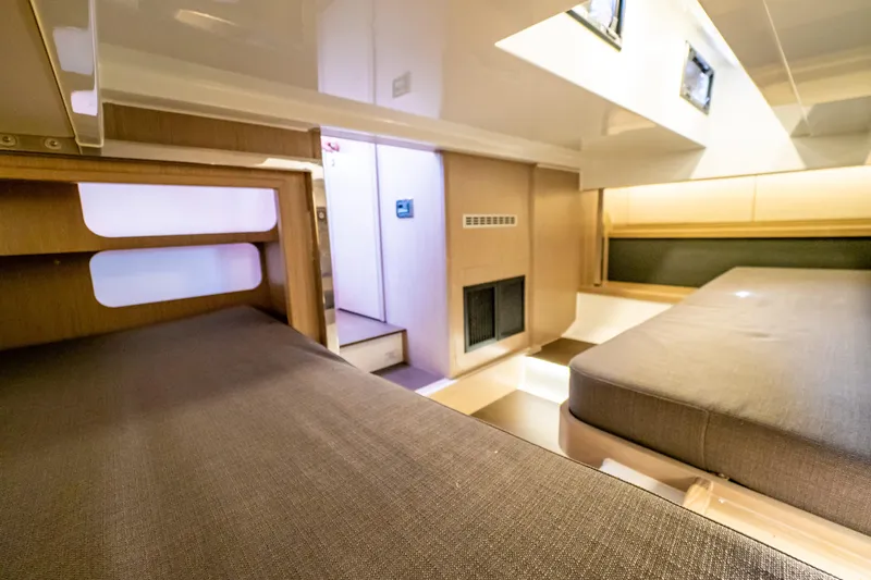  Yacht Photos Pics 2020 Fjord 44 Open yacht interior with modern design and comfortable seating.