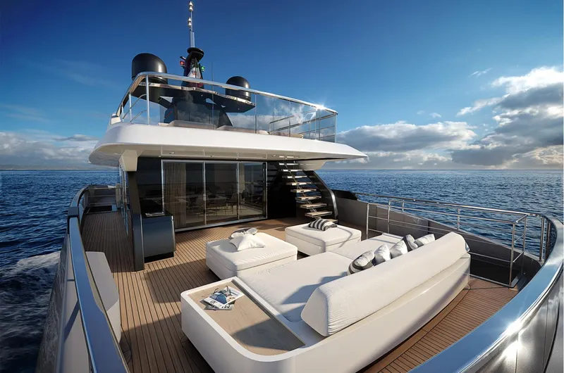 Doge 350 Yacht Photos Pics Luxurious Ocean King Doge 350 yacht, 2027 model, with spacious deck and modern design.