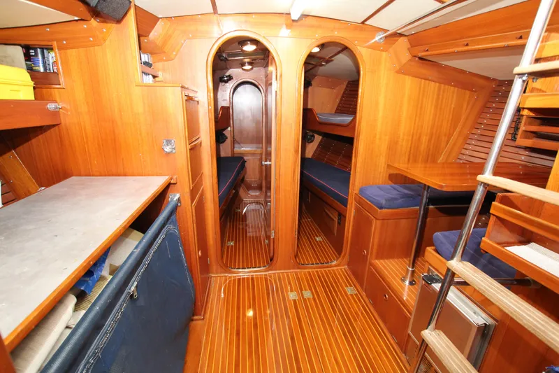 Melinka Yacht Photos Pics Crew mess and cabins