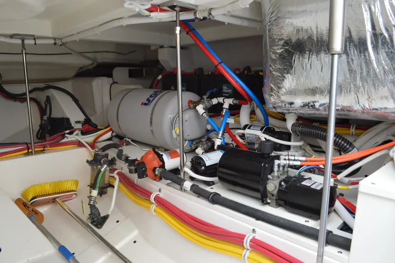 Lisa Marie Yacht Photos Pics Tiara 48 LS - Water Tank and Pumps