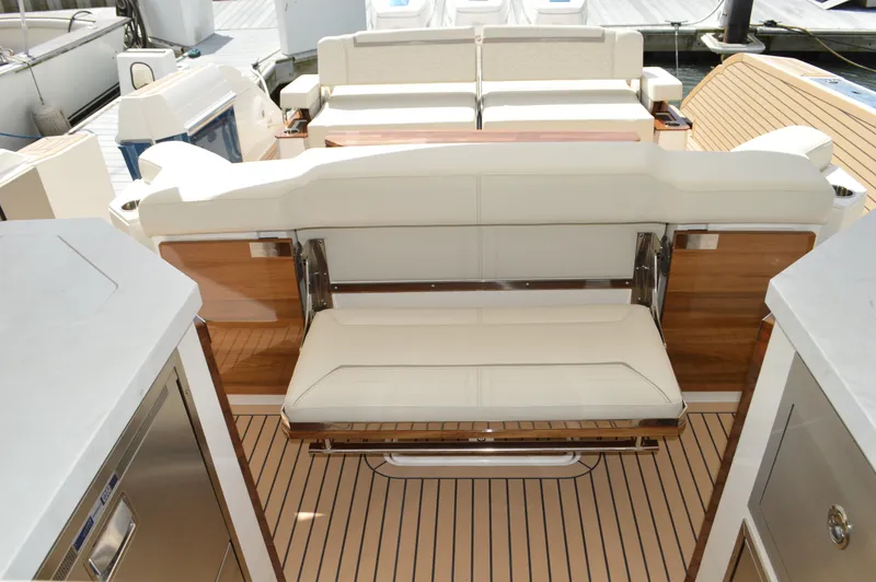 Lisa Marie Yacht Photos Pics Tiara 48 LS - Jump Seat Open