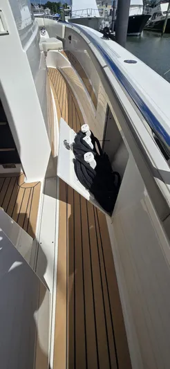 Lisa Marie Yacht Photos Pics Tiara 48 LS - Stbd. Line Locker