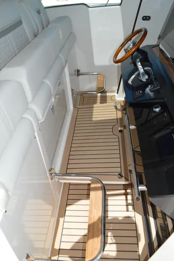 Lisa Marie Yacht Photos Pics Tiara 48 LS - Helm Steps Down