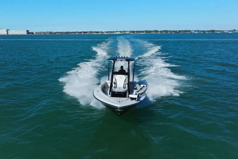  Yacht Photos Pics 2022 ShearWater 270 SS Carolina Open on the water.