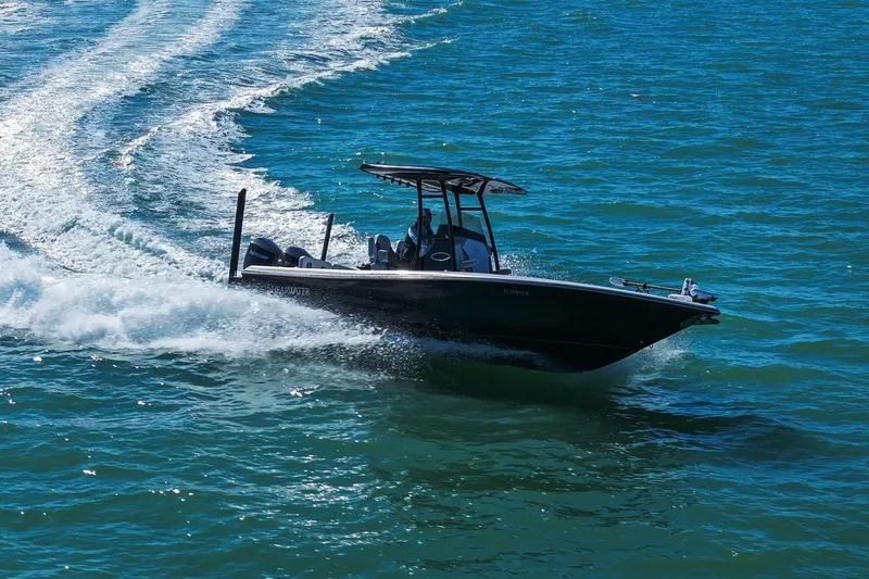  Yacht Photos Pics ShearWater 270 SS Carolina Open 2022 on the water.