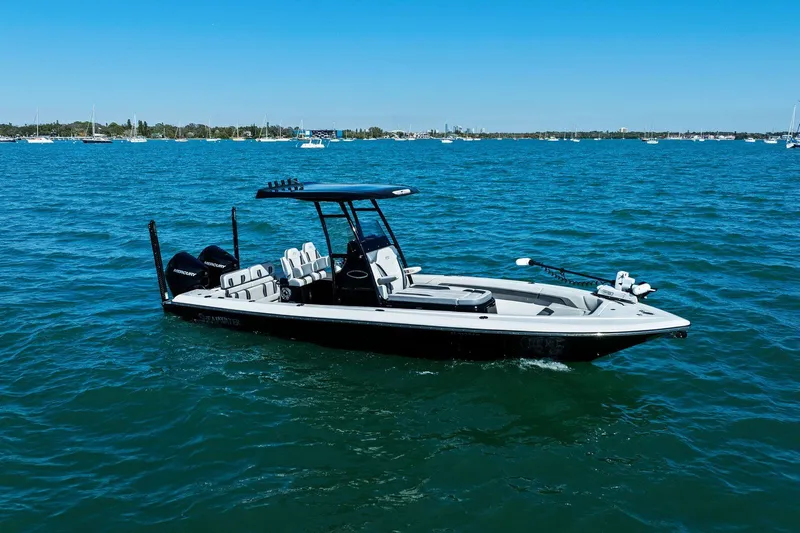  Yacht Photos Pics ShearWater 270 SS Carolina Open 2022 on the water.