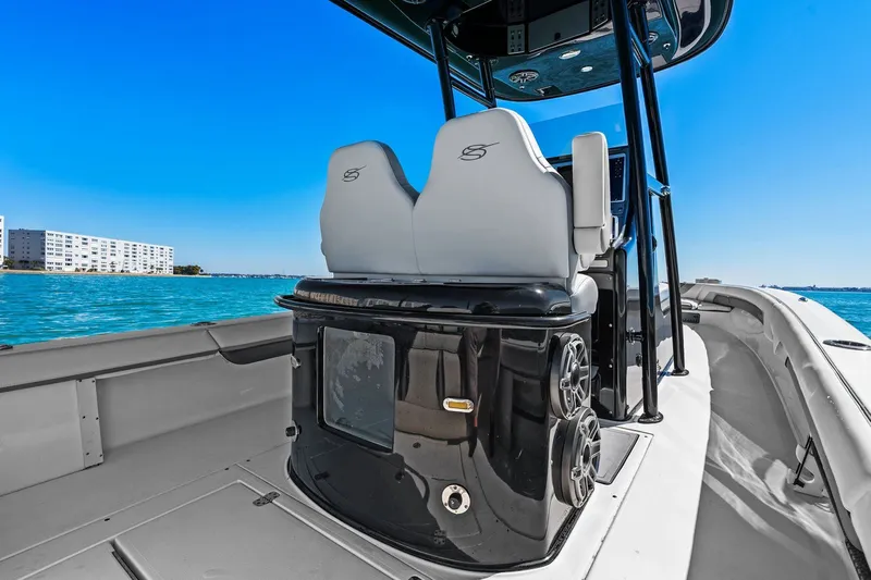  Yacht Photos Pics ShearWater 270 SS Carolina Open 2022 on open water.