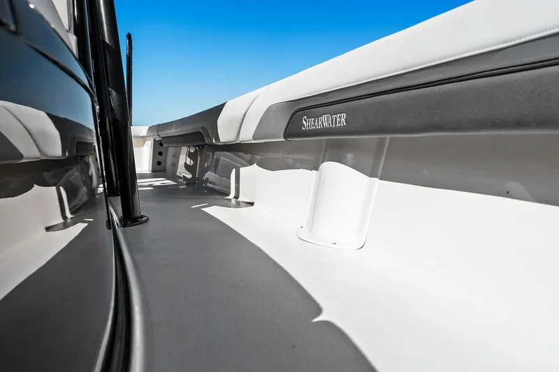  Yacht Photos Pics ShearWater 270 SS Carolina Open 2022, detailed view of boat deck.
