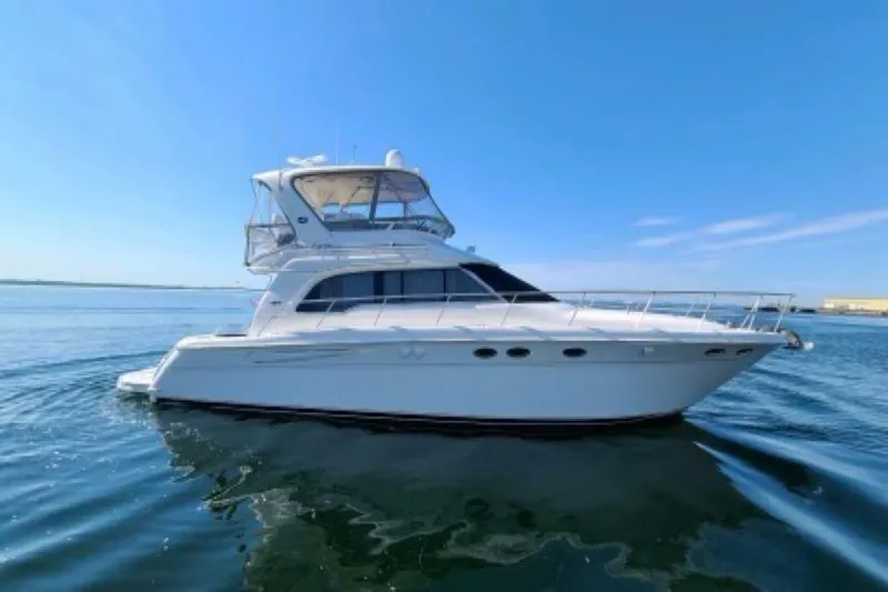 Tops Off Yacht Photos Pics 2001 48' Sea Ray 480 Tops Off Profile