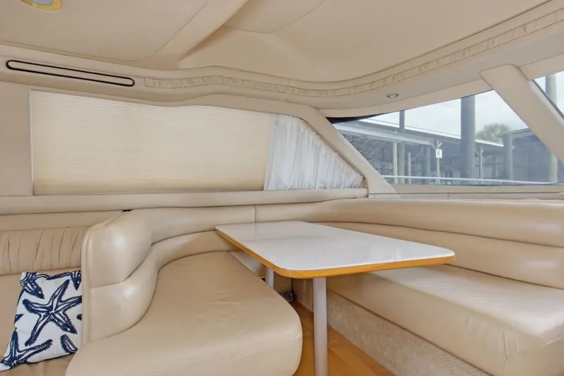 Tops Off Yacht Photos Pics 2001 48' Sea Ray 480 Tops Off Dinette