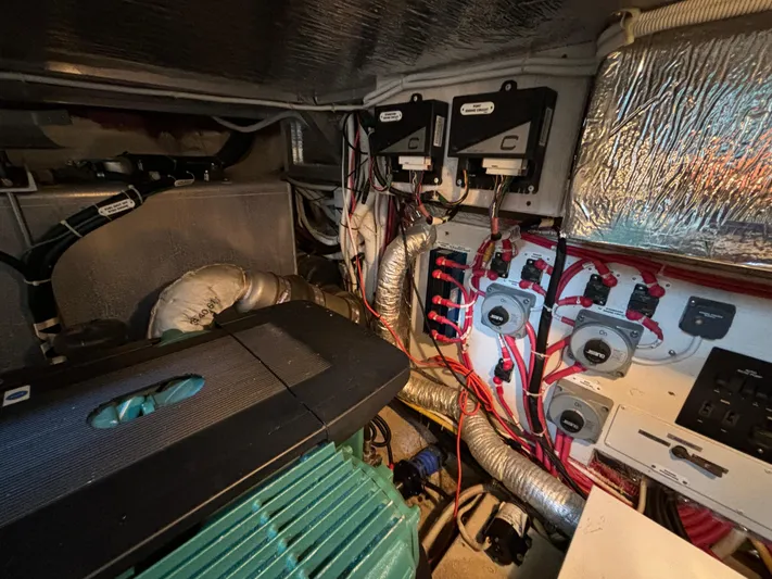 Marg-a Rita Yacht Photos Pics Engine Compartment aft to starboard