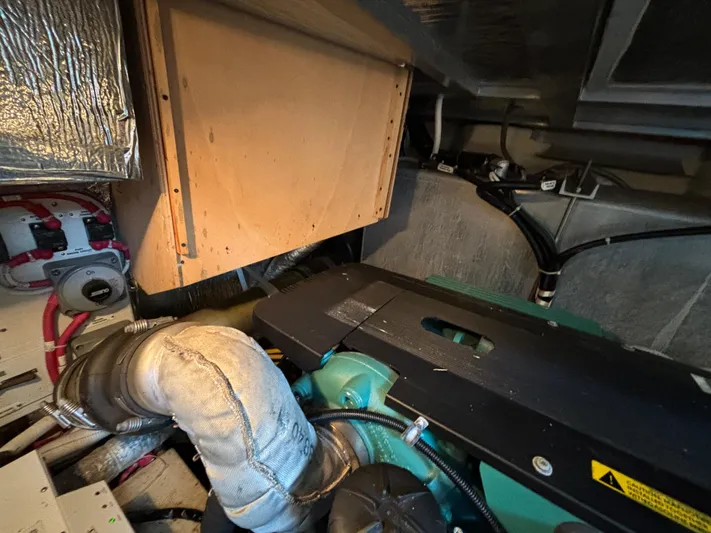 Marg-a Rita Yacht Photos Pics Engine Compartment to port aft