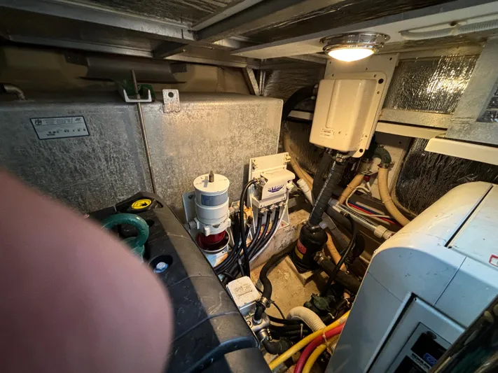 Marg-a Rita Yacht Photos Pics Engine Compartment forward port