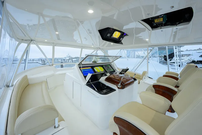 Bacchus Yacht Photos Pics Viking 72 Bacchus - Exterior Flybridge