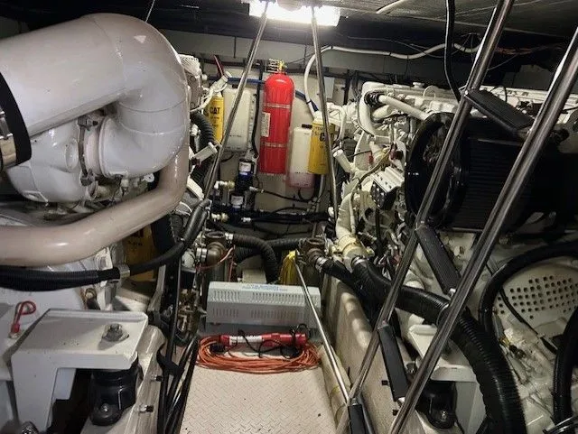 Some Like It Hott II Yacht Photos Pics Engine Room