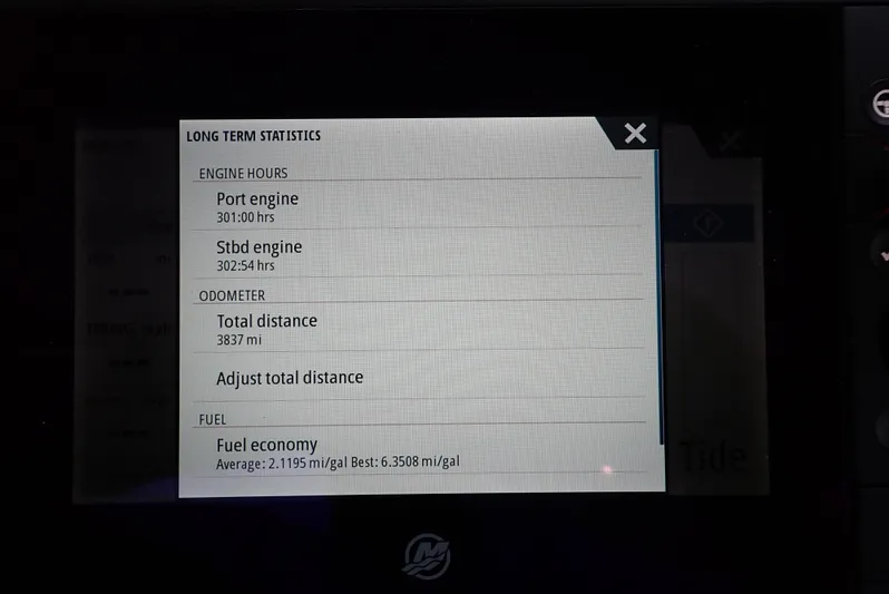  Yacht Photos Pics Carver C37 Coupe 2019, long-term statistics display on screen.