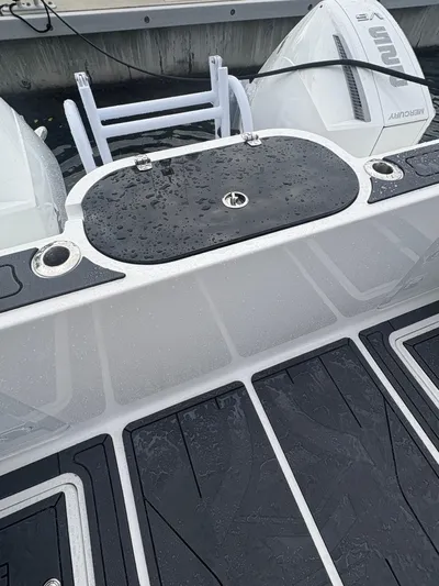 Hull 106 Yacht Photos Pics 2025 Hammer Yachts HammerCat 30 deck with sleek design and modern features.