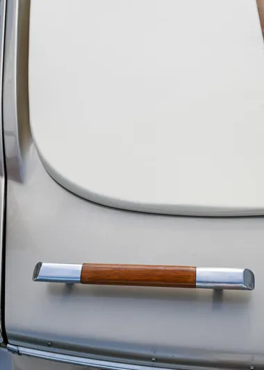  Yacht Photos Pics 2013 Chris-Craft Launch 32 boat with wooden handle detail.