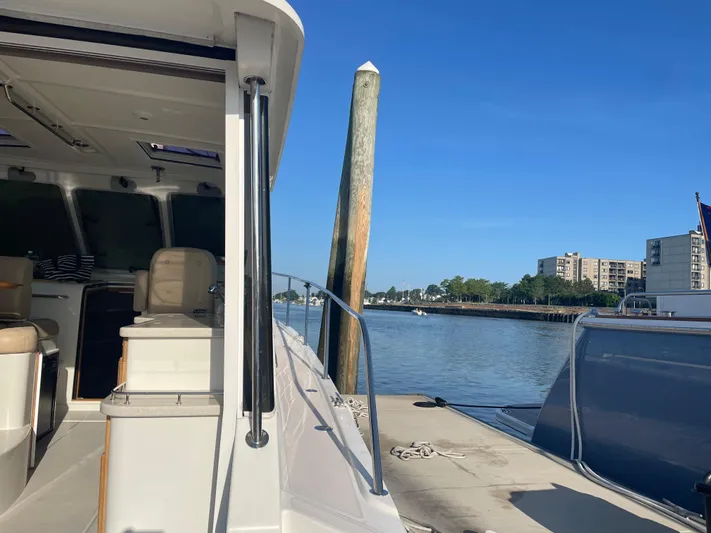 Allure Yacht Photos Pics Starboard side from cockpit